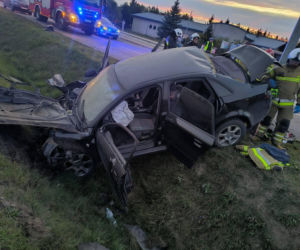 Dramatyczny wypadek w woj. lubelskim. Do ciężko rannej osoby wezwano śmigłowiec