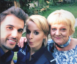 M jak miłość po wakacjach 2020. Rafał (Jakub Kucner), Sonia (Barbara Wypych), Kisielowa (Małgorzata Różniatowska)
