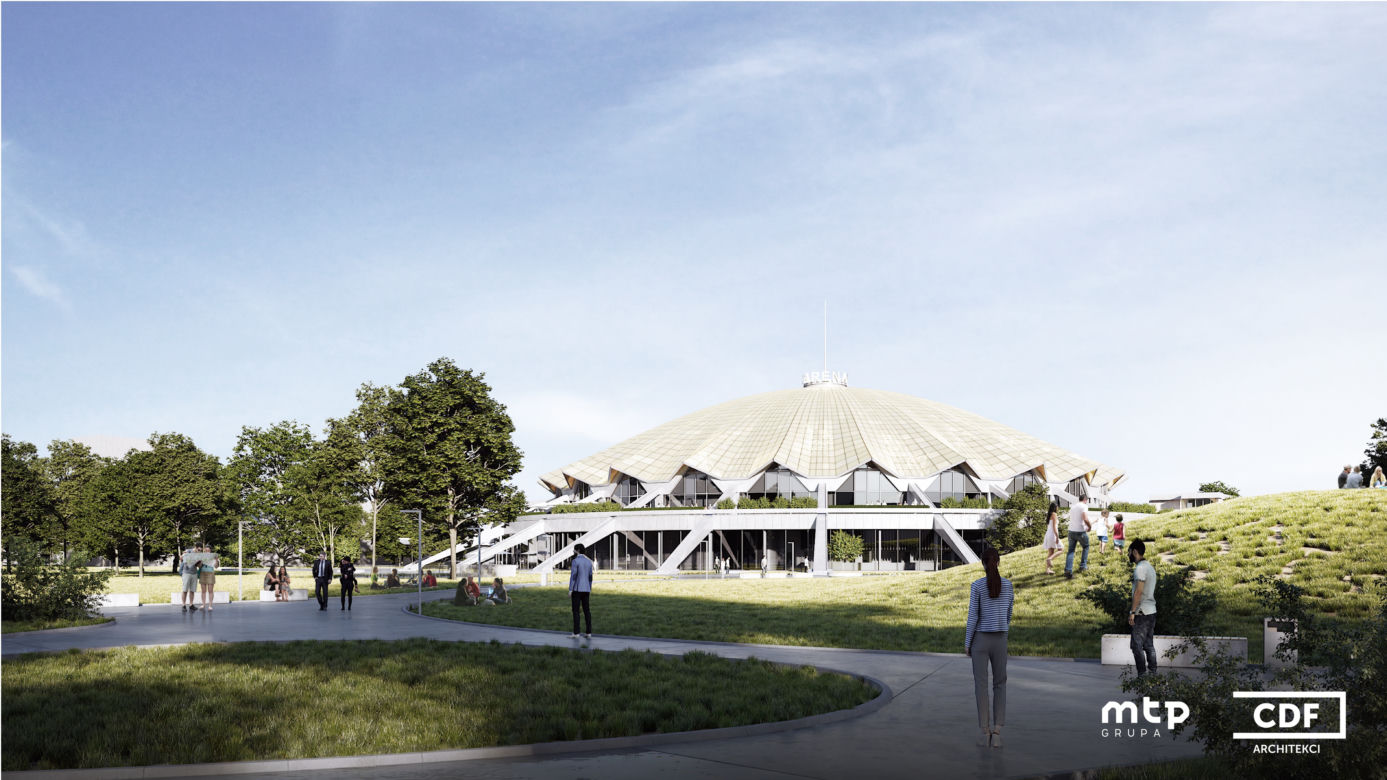 Arena po modernizacji - wizualizacja