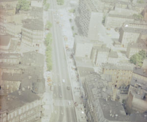 Szczecin z lotu ptaka w latach 80. XX wieku