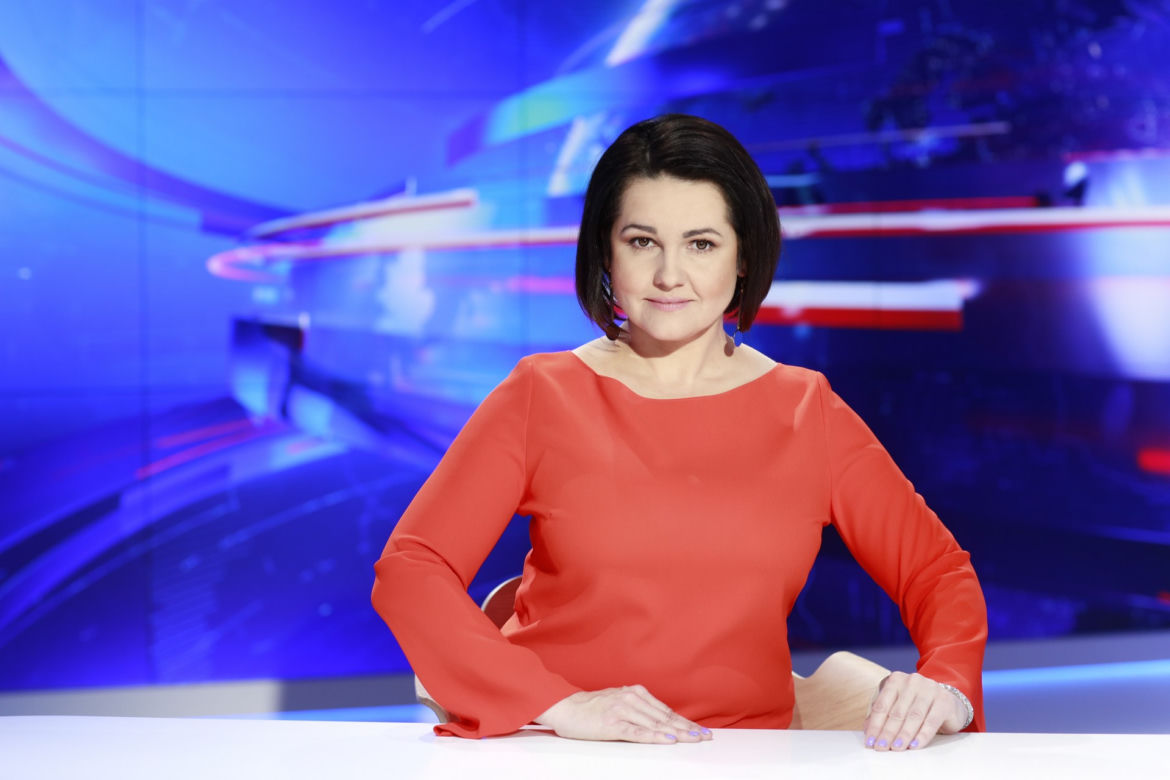 Edyta Lewandowska z Wiadomości TVP