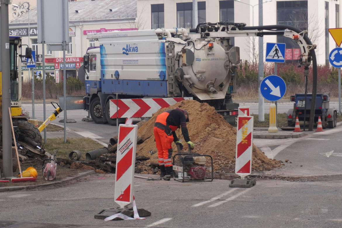 Przebudowa ulicy Paderewskiego w Kielcach