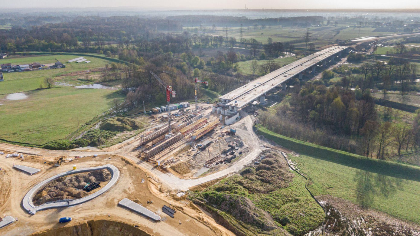 Budowa obwodnicy Oświęcimia - kwiecień 2024