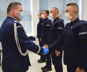 Nowi policjanci złożyli ślubowanie w Rzeszowie [ZDJĘCIA]