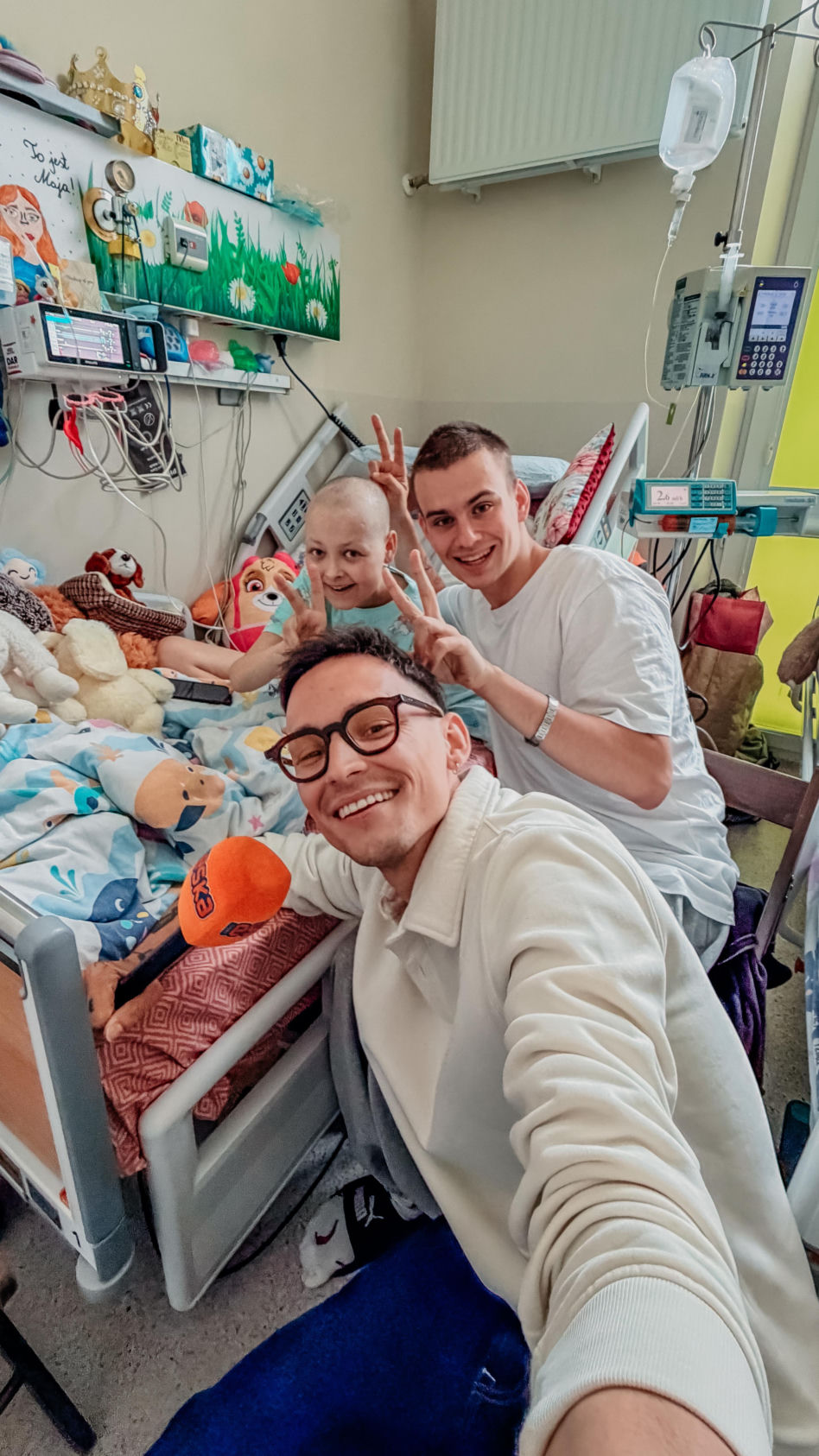 Mati Fuczyło i Łatwogang w szpitalu z Mają