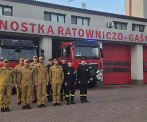 Hołd dla druha z OSP Trąbki