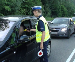 Trzeźwy Poranek w woj. podlaskim. Policjanci sprawdzali trzeźwość kierowców