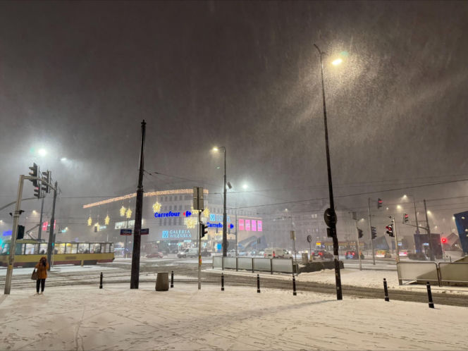 Atak zimy w Warszawie