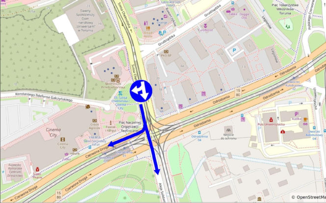 Otwarte Trasy Staromostowej w Toruniu i zmiany na czas Halowych Mistrzostw Świata