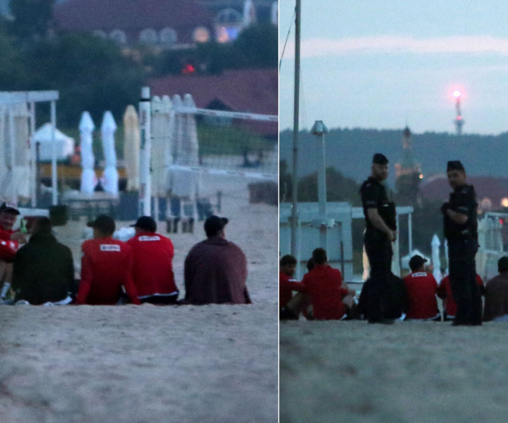 Reprezentacja po Euro 2020: Piją na plaży. Policja na miejscu. Jest afera. ZDJĘCIA