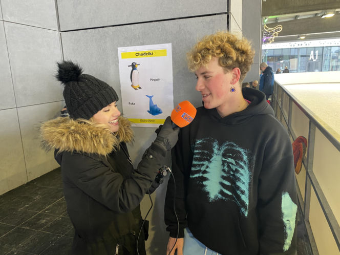 Kryte lodowisko przy Hali Urania