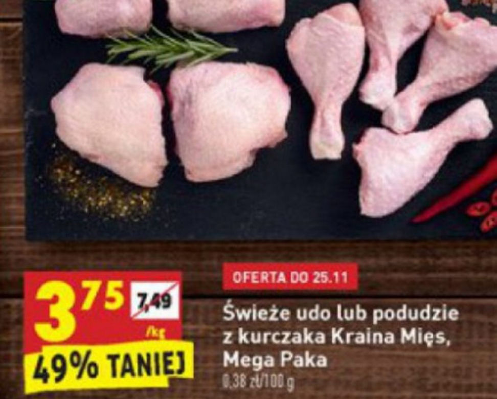  udo lub podudzie z kurczaka 3,75/kg