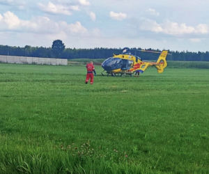 Wypadek w m. Kolonia Olszowa niedaleko Tomaszowa Mazowieckiego