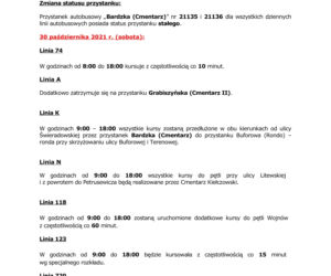 Wrocław wszystkich świętych. Organizacja ruchu i zmiany w komunikacji miejskiej  