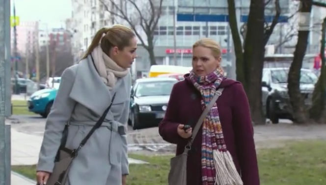 Przyjaciółki 3 sezon odc. 37. Anka (Magdalena Stużyńska), Inga (Małgorzata Socha)