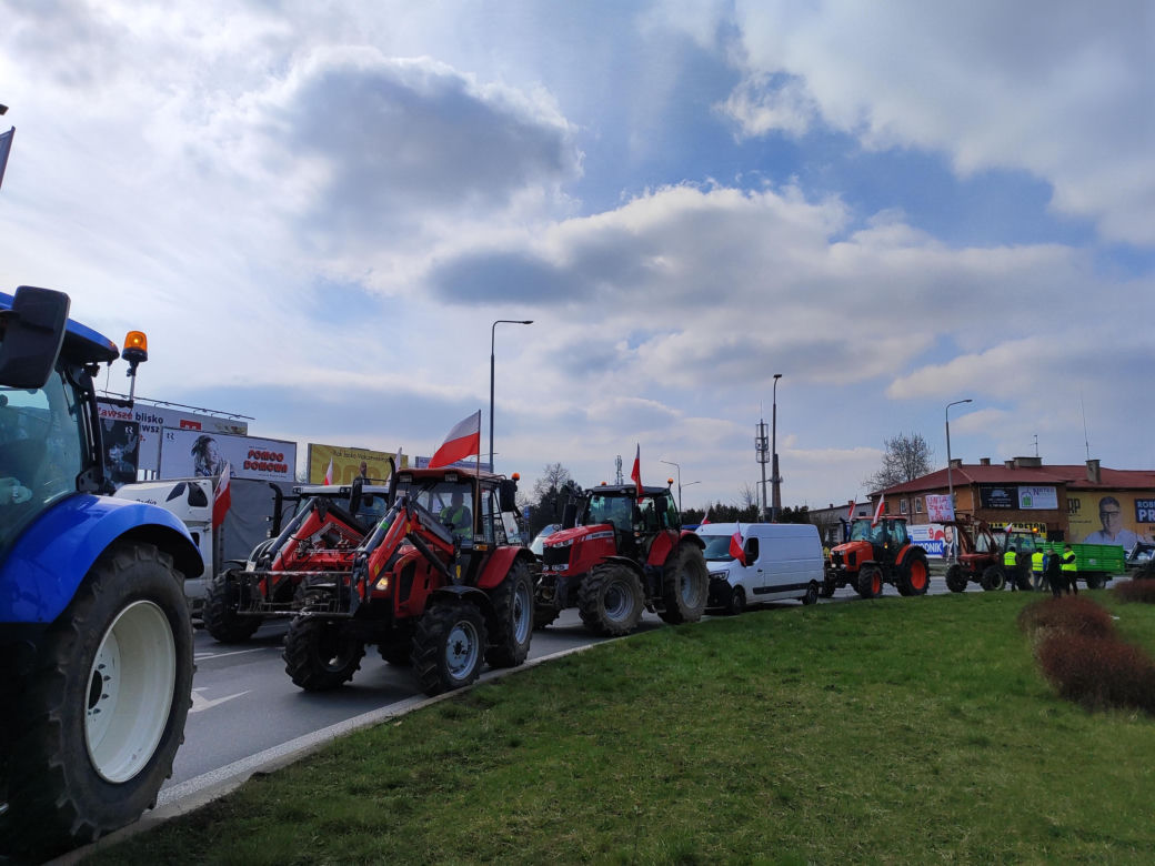 Protest rolników w Radomiu 20 marca