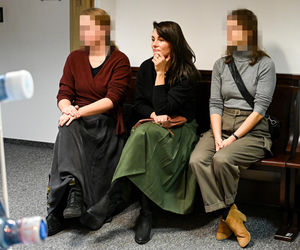 Katarzyna Wajda i Mateusz Wajda w sądzie