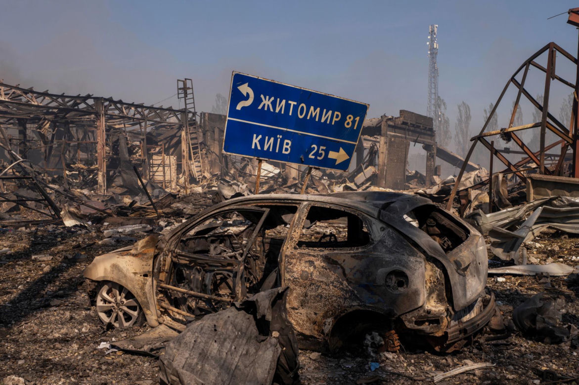 Piekło na ziemi w Oleszkach na Ukrainie. Od maja nie dostali żywności