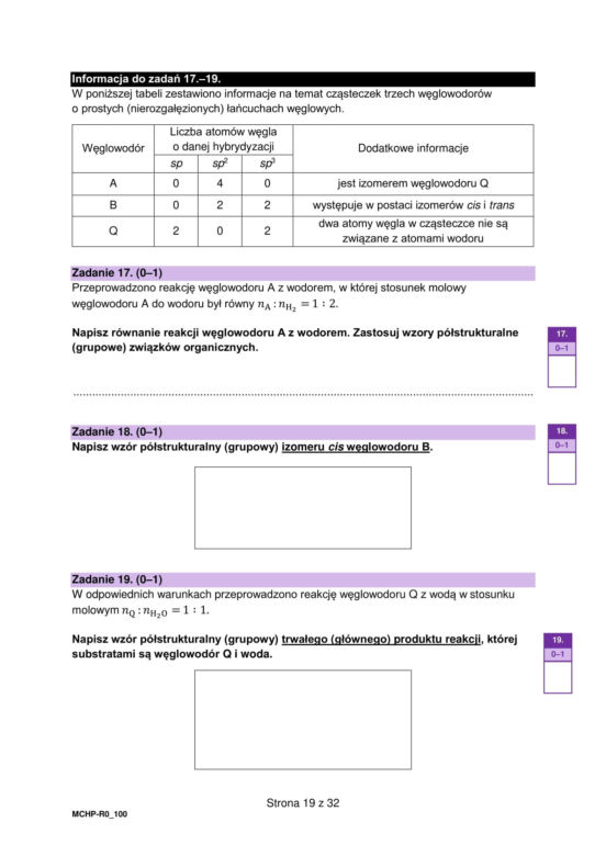Matura próbna z chemii rozszerzona 2026. ARKUSZE CKE [15.01.2026]