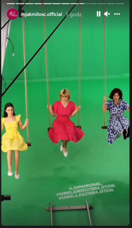 Nowa czołówka M jak miłość. Basia (Gabriela Raczyńska), Basia Rogowska (Karina Woźniak), Ania (Gabriela Świerczyńska)