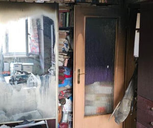 Pożar mieszkania w Gliwicach