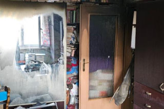 Pożar mieszkania w Gliwicach