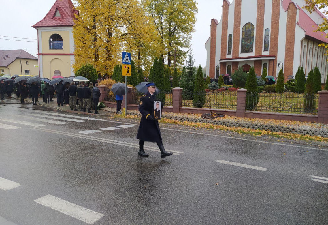 Pogrzeb asp. Bartłomieja Pieroga, jednego z dwóch strażaków, którzy zginęli w pożarze w Nisku