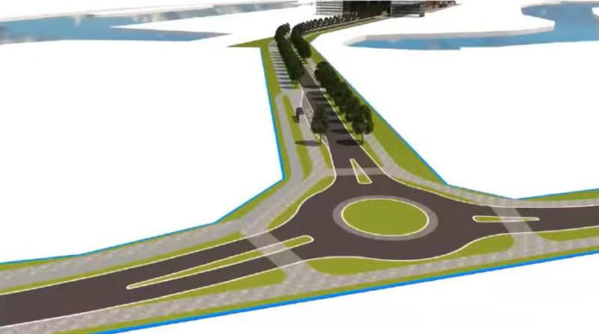 Nowy układ komunikacyjny na Kępie Parnickiej