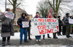 Protest mieszkańców Osiedla Maltańskiego