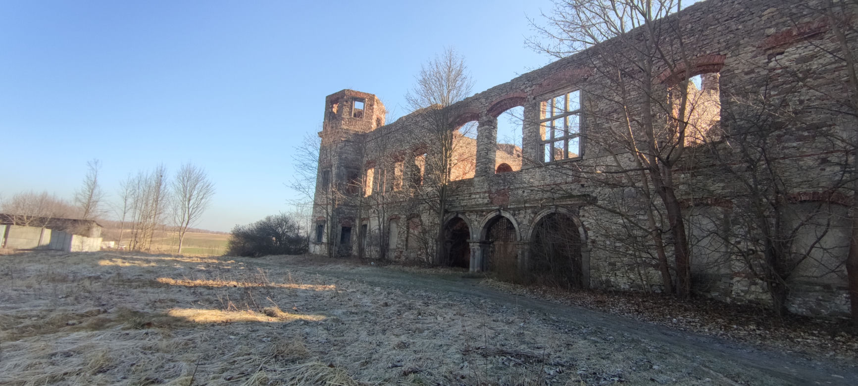 Ruiny Pałacy Tarłów w Podzamczu Piekoszowskim