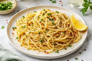 Cowboy butter spaghetti nie potrzebuje sosu. Całą robotę robi pikantne masło z czosnkiem i ziołami