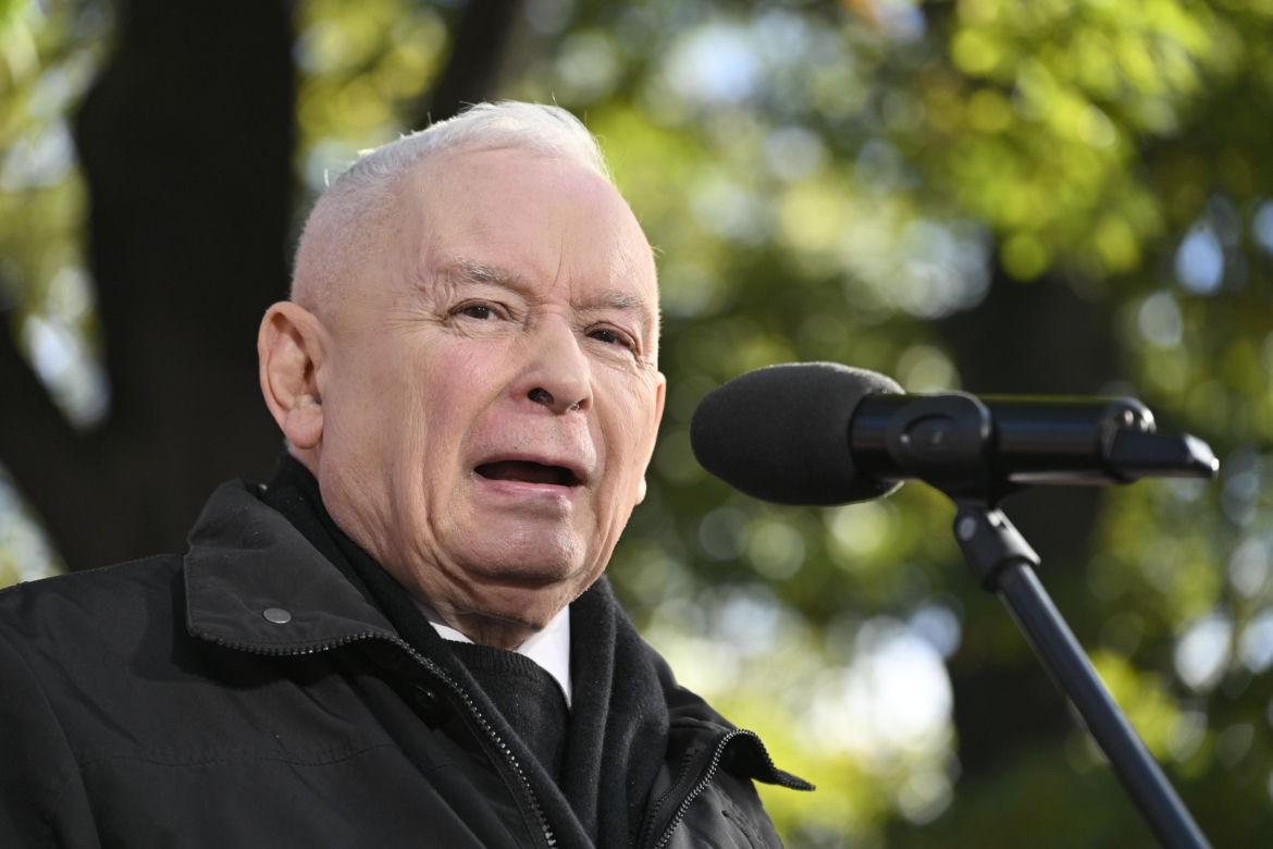 Protest pod TK. Kaczyński