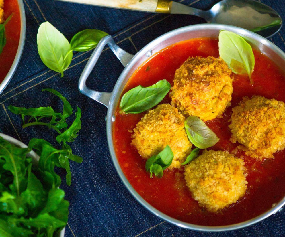 arancini w sosie pomidorowym Ewy Wachowicz