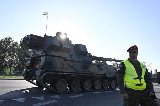 Próba generalna defilady wojskowej w Warszawie