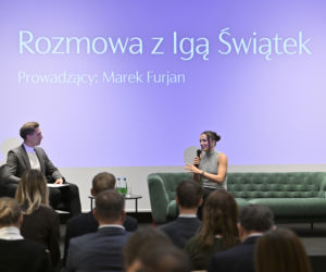 Iga Świątek rozdała stypendia