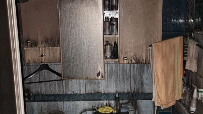 Pożar mieszkania w Gliwicach