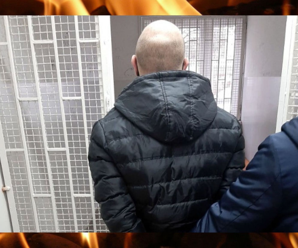 Podpalacz w rękach policji
