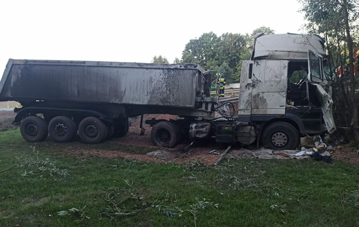 Wypadek na DK 74 w Świętokrzyskiem