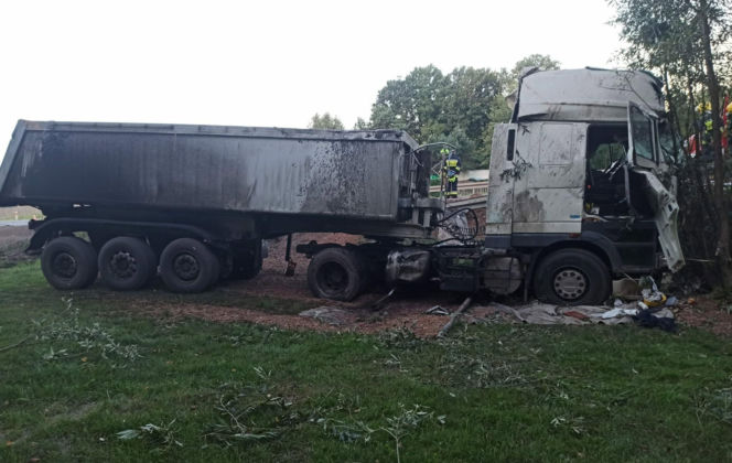Wypadek na DK 74 w Świętokrzyskiem