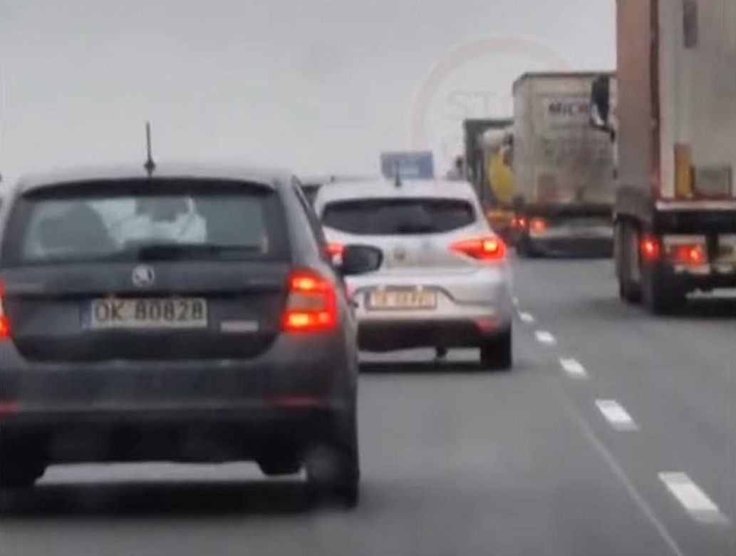 Wypadek na autostradzie A1 w Woźnikach