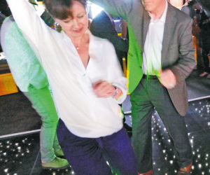 Rostowski  szaleje  przy Disco Polo