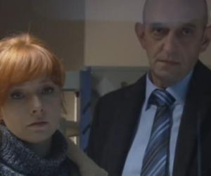 KOMISARZ ALEX 3 sezon odc. 32. Lucyna (Magdalena Walach), Leon Berger (Janusz Chabior)
