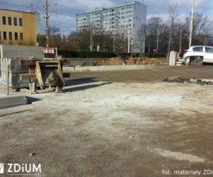 Parking powstaje przy skrzyżowaniu ulic Ślężnej i Kamiennej