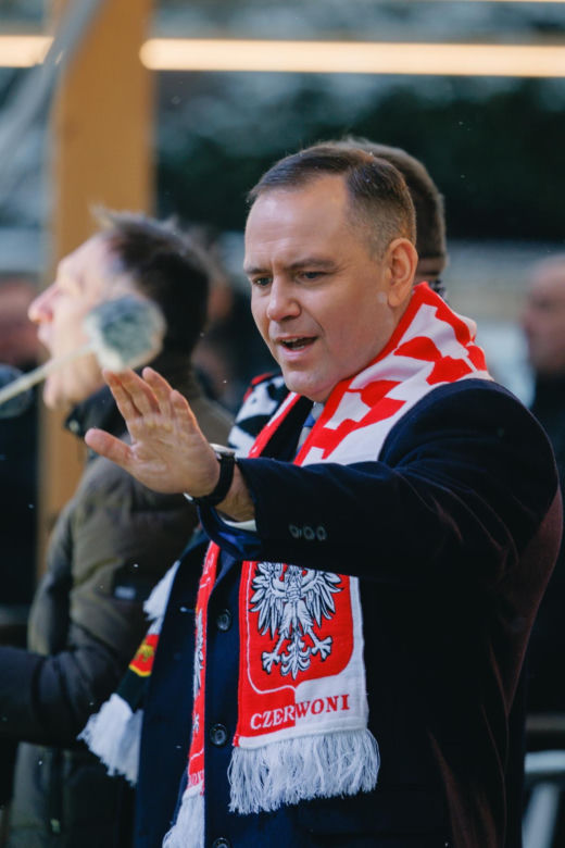 Karol Nawrocki wziął udział w Patriotycznej Pielgrzymce Kibiców na Jasnej Górze