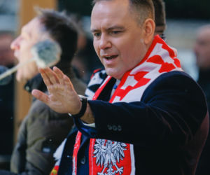 Karol Nawrocki wziął udział w Patriotycznej Pielgrzymce Kibiców na Jasnej Górze