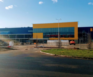 Budowa sklepu IKEA w Szczecinie - grudzień 2020