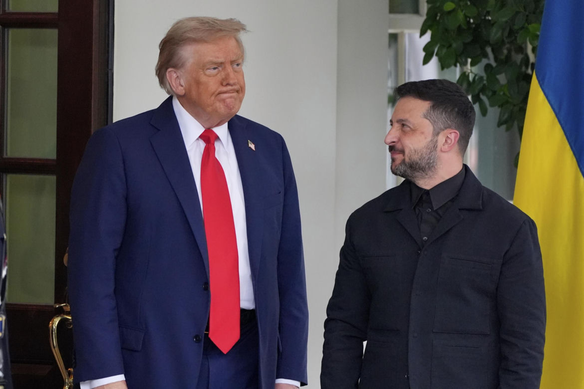 Trump i Zełeński w Białym Domu