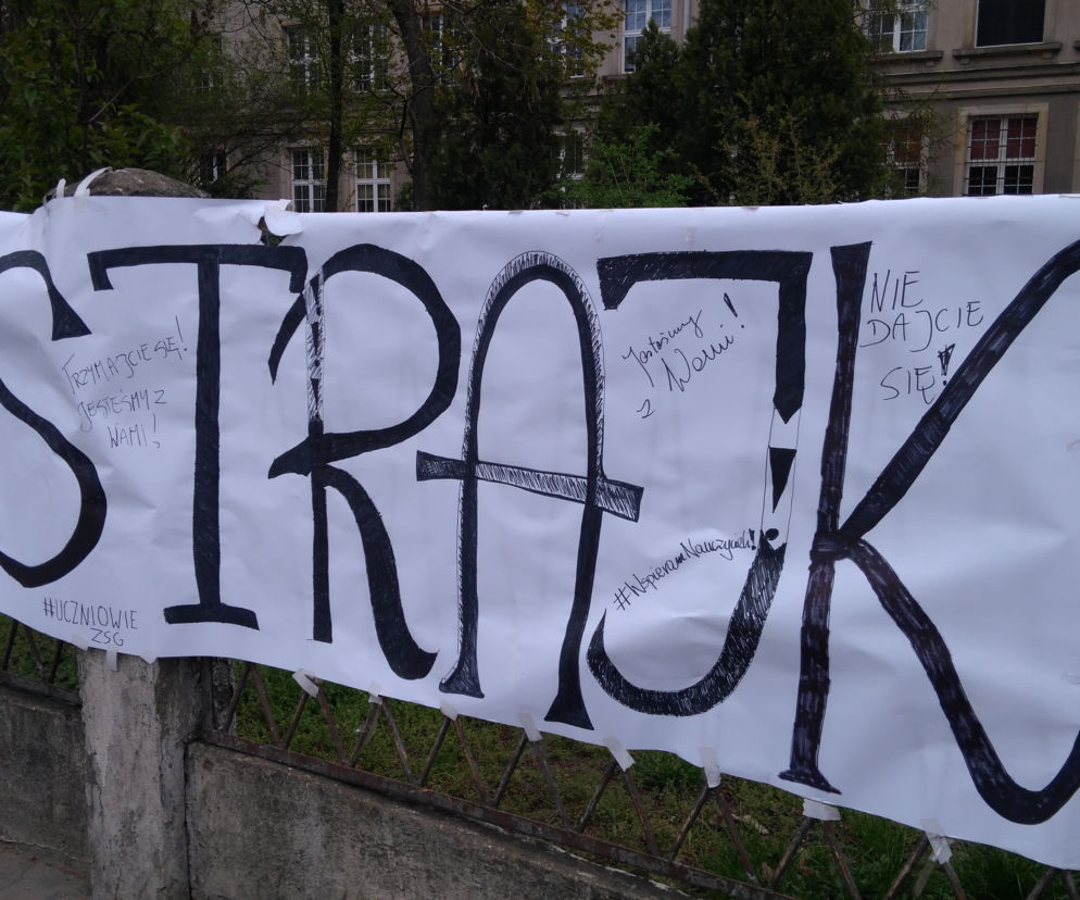 Uczniowie wesprą strajkujących nauczycieli
