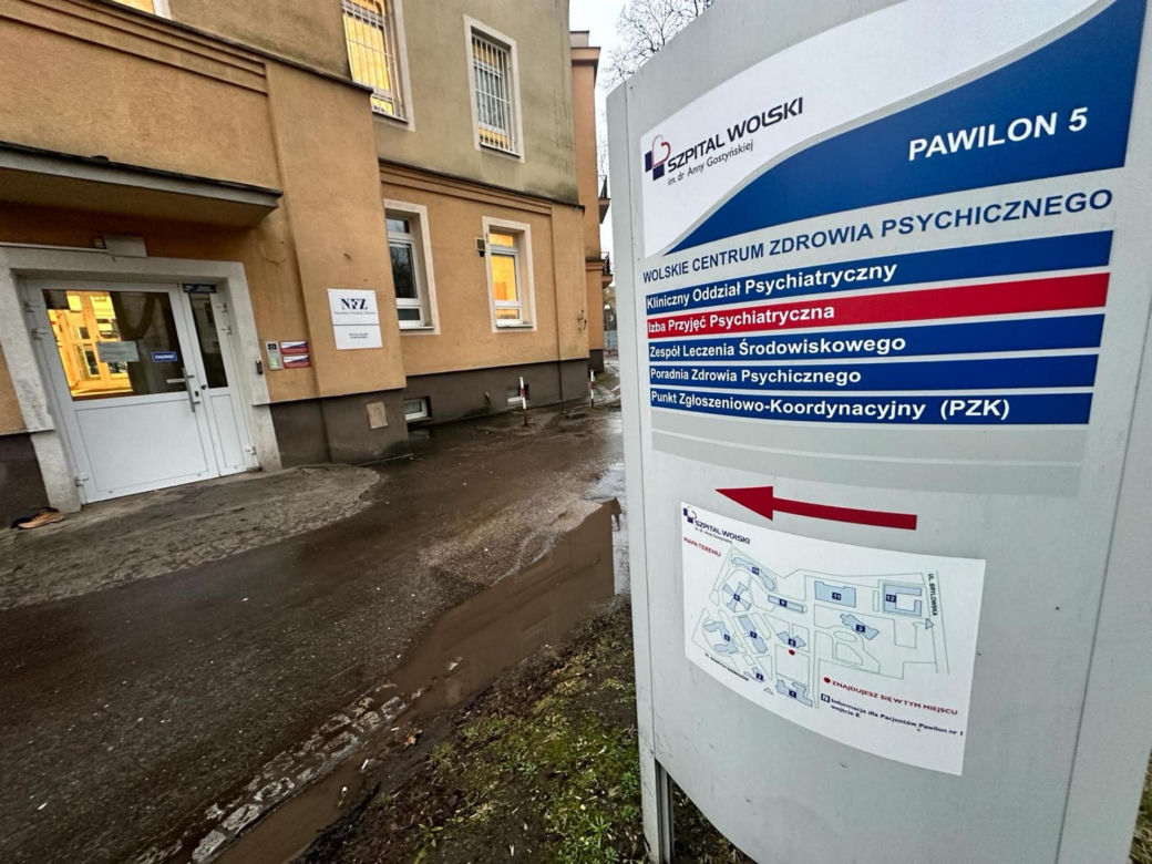 Awanturnik w szpitalu na Woli. Policyjna obława