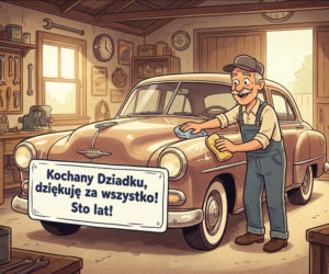 Kartka z życzeniami na Dzień Dziadka 2026